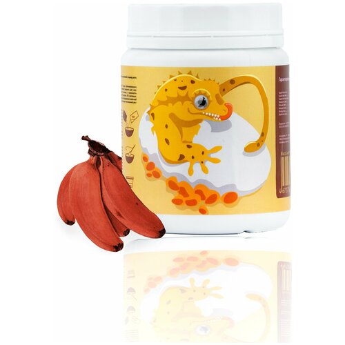 Корм-пюре Kates Geckos Lab Young Stars для самок и малышей рептилий, с красным бананом, 100 г