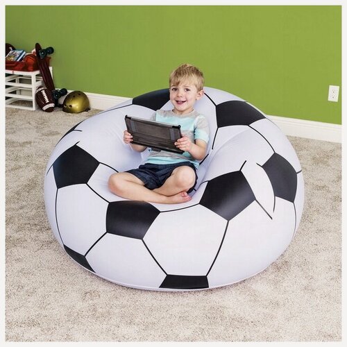 Изображение товара Надувное кресло Футбольный Мяч, 114*112*66 см, Bestway, 75010
