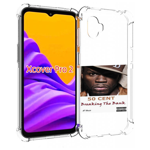 Чехол MyPads 50 Cent - Breaking The Bank для Samsung Galaxy Xcover Pro 2 задняя-панель-накладка-бампер