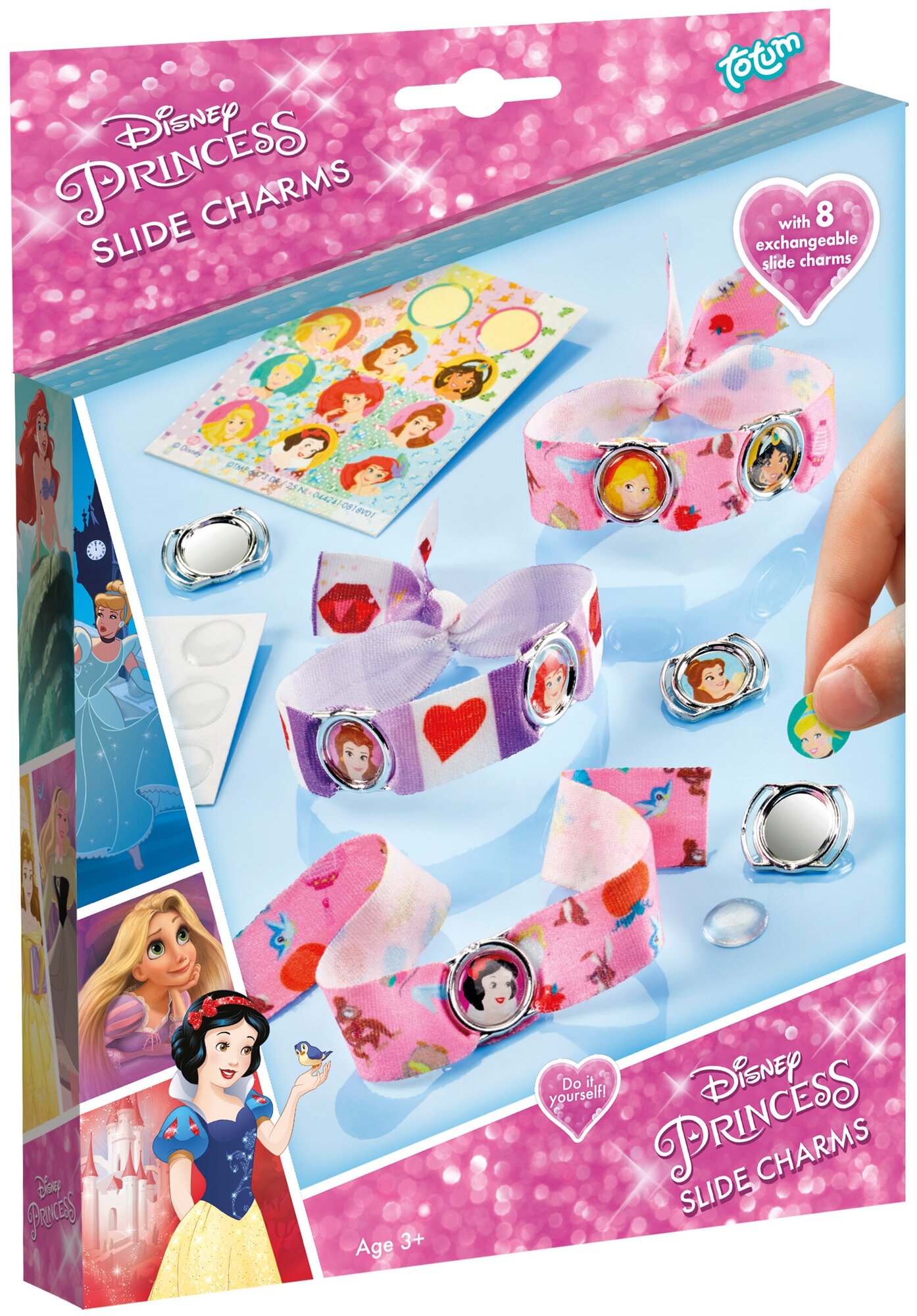 Набор для творчества TOTUM SLIDE CHARMS Disney Princess 044241