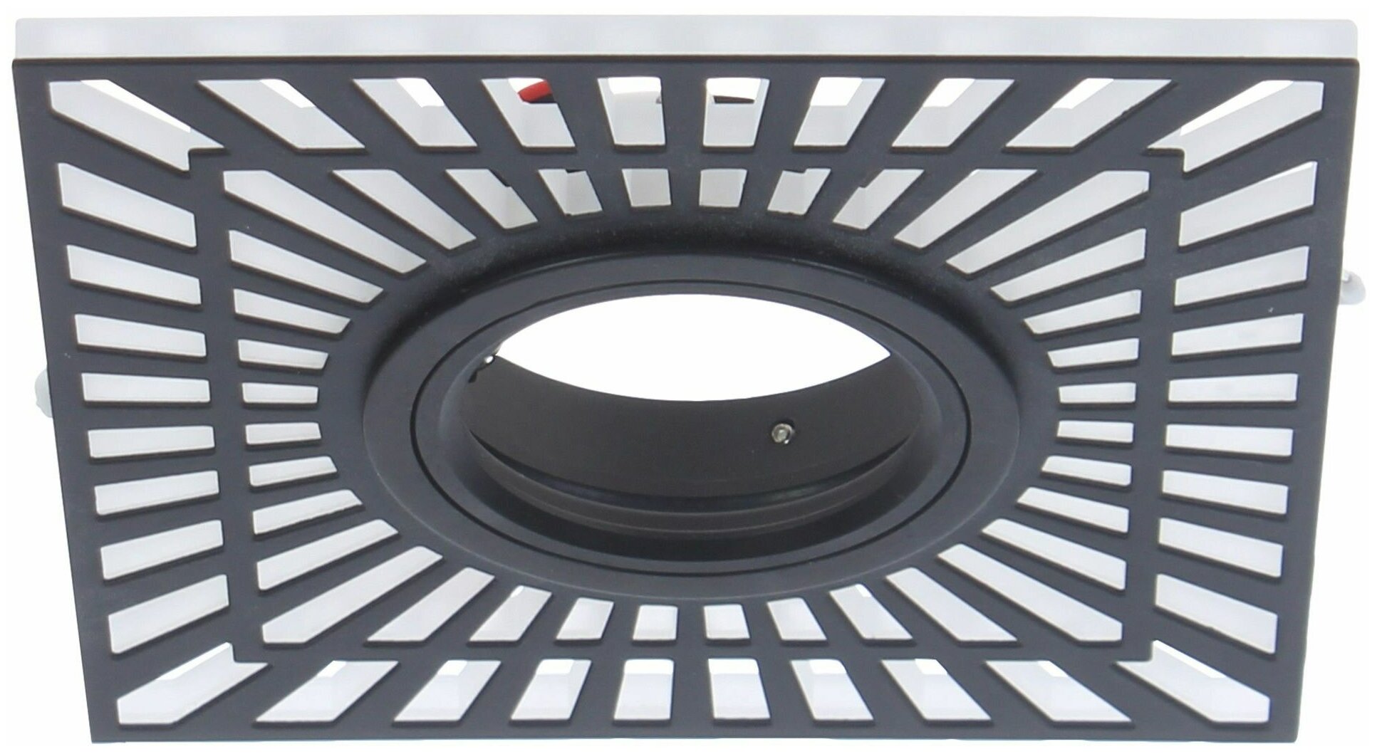 BL126 Светильник Backlight Gu5.3 3W LED 4000K 1/40 квадрат, черный Gauss - фото №1