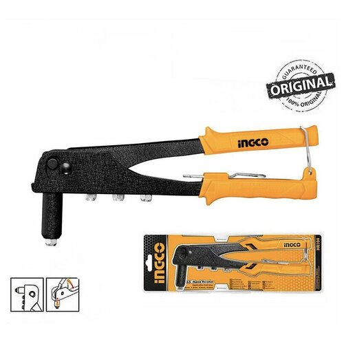 Заклепочник 266мм Cr-V для заклепок 24-32-4-48мм INGCO HR104 550₽