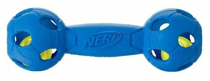 Nerf Игрушка для собак Гантель светящаяся, 17,5 см (22637) , 0,38 кг