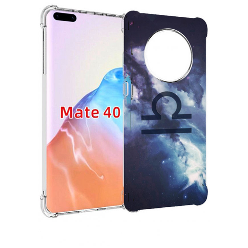 Чехол MyPads знак зодиака весы 5 для Huawei Mate 40 / Mate 40E задняя-панель-накладка-бампер