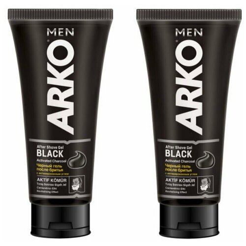 ARKO Гель после бритья, 100мл, BLACK (2шт в наборе)