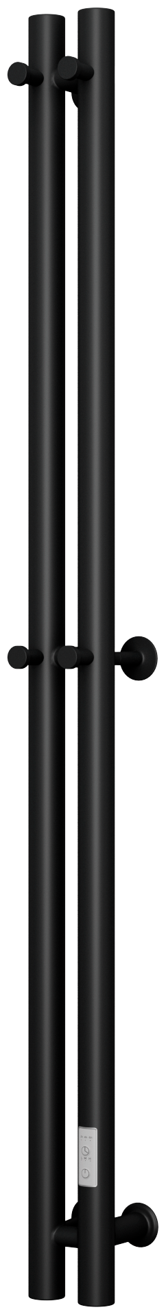 Полотенцесушитель электрический INARO профильный 120х6 правый, скр.монтаж, СНШ, черный матовый(RAL 9005), (Ferrum), Маргроид - фотография № 13