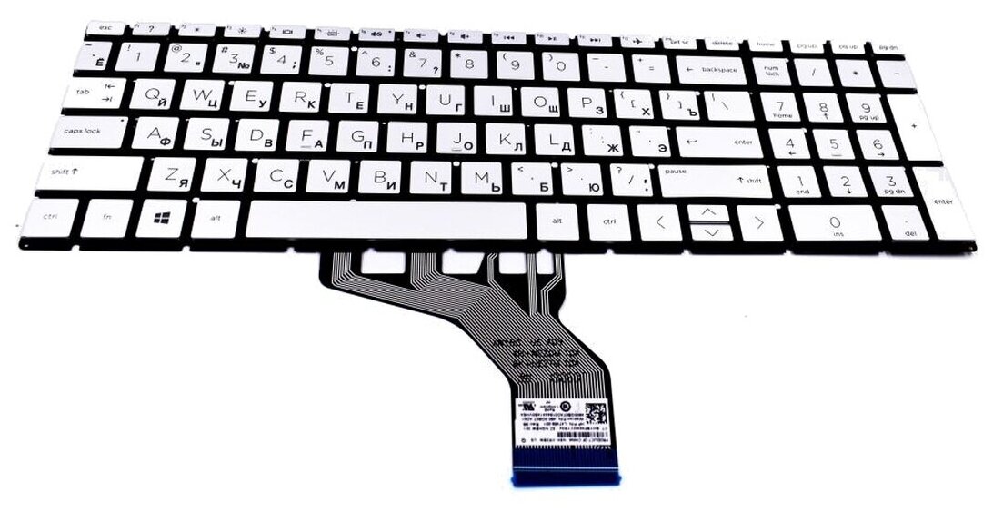 Клавиатура для HP 17-ca3009ur ноутбука с подсветкой