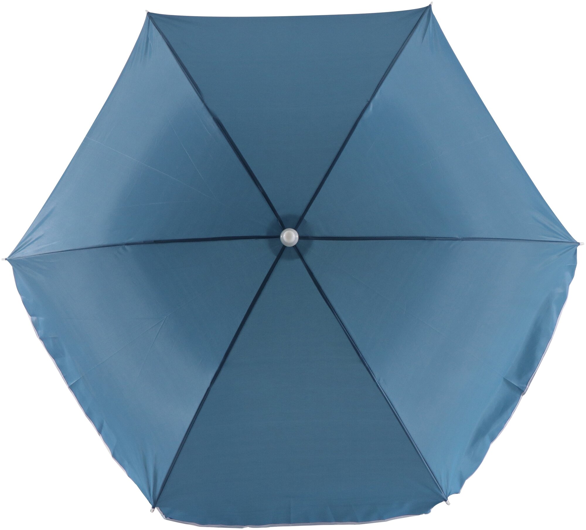 Зонт пляжный Ø2 м синий - фотография № 4