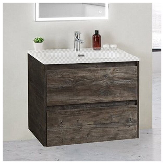 BelBagno KRAFT 39 База под раковину с двумя выкатными ящиками, Pino Pasadena, 610х390х515, KRAFT 39-600/390-2C-SO-PP