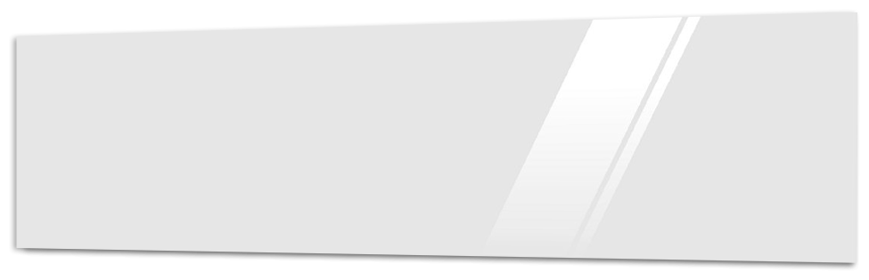 Фартук Кухонный на стену "Белый глянец" 3000*600*1,5 мм, ПВХ, термоперевод с жиростойким матовым покрытием