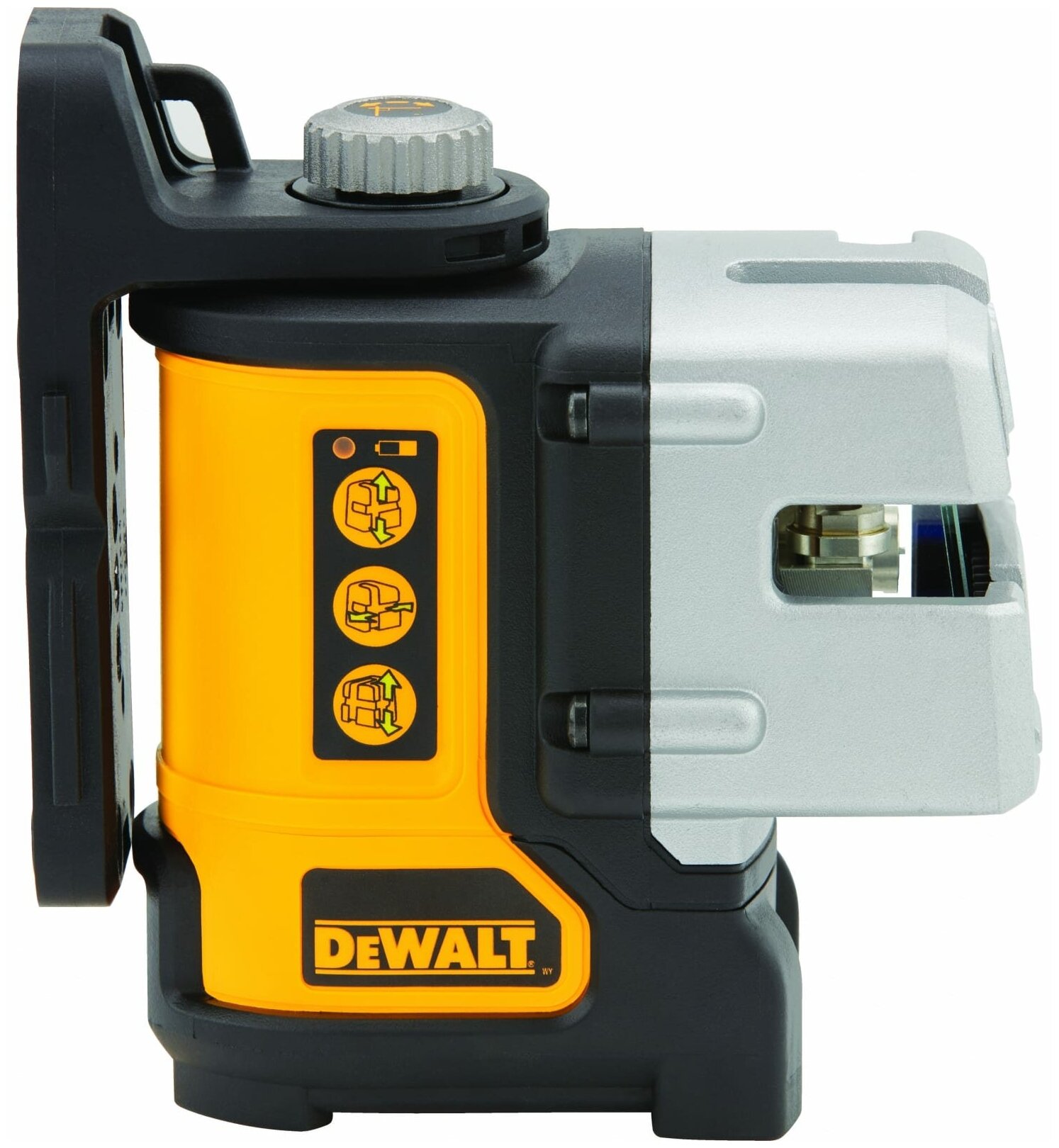 DeWalt DW089CG Нивелир лазерный с ЗЕЛ.лучом в чемодане(4 бат.АА, ,20м/50м,3 луча, +/-3мм) - фотография № 1