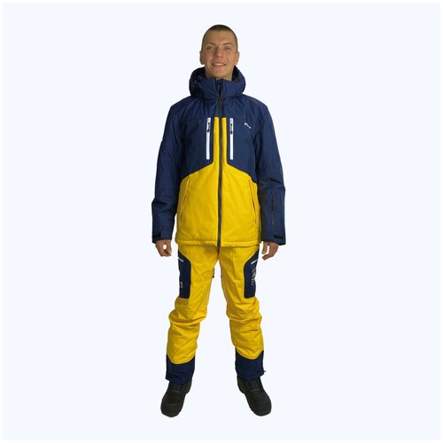 Горнолыжный костюм мужской зимний Snow Headquarter KA-0115 - Красный - XXL