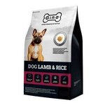 Сухой гипоаллергенный корм для аллергичных собак всех пород Gina Dog Lamb&Rice ягненок с рисом 7,5 кг. - изображение