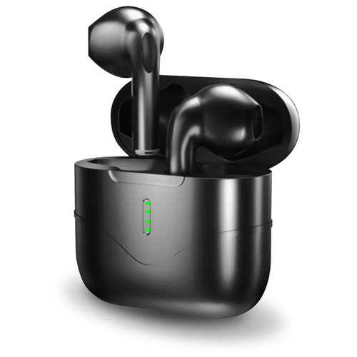 Наушники беспроводные Bluetooth 5.1 TWS с микрофоном и шумоподавлением N28/игровые и спортивные для Win iOS Android ( черный )