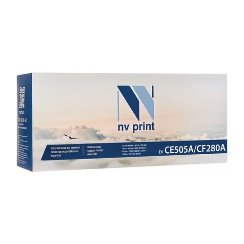 Картридж лазерный NV PRINT (NV-CF280A/CE505A) для HP LaserJet M401/425/P2035/2055, ресурс 2700 стр. ru6 0680 передаточная шестерня 96 21t hp lj p2035 2055d совместимый