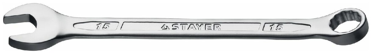 Ключ гаечный комбинированный STAYER PROFESSIONAL 27081-15