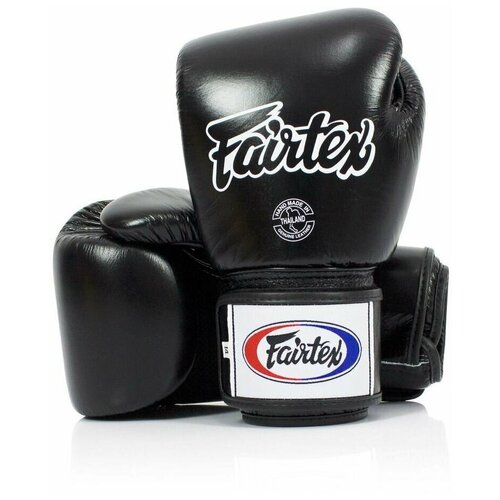 фото Боксерские перчатки bgv1 черные 10 унций fairtex