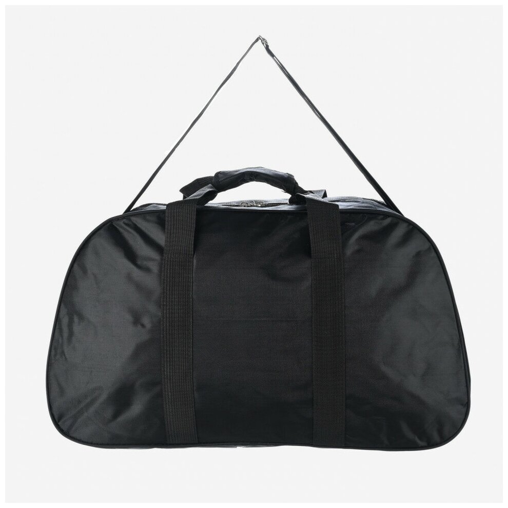 Большая мужская дорожно-спортивная сумка Jilip 3015 чёрная - фотография № 2
