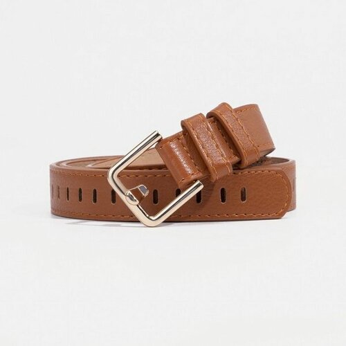 фото Ремень сима-ленд, размер 105, коричневый сима-лэнд