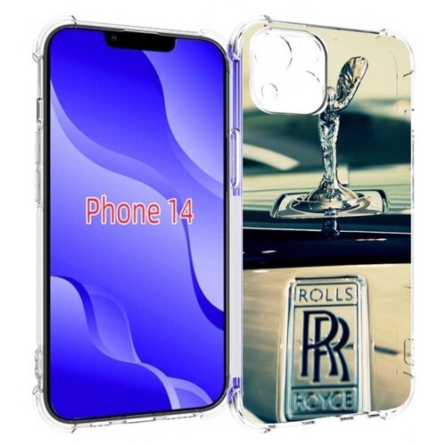 Чехол MyPads Rolls Royce ролс ройс 1 для iPhone 14 (6.1) задняя-панель-накладка-бампер чехол mypads rolls royce ролс ройс 1 для iphone 14 plus 6 7 задняя панель накладка бампер