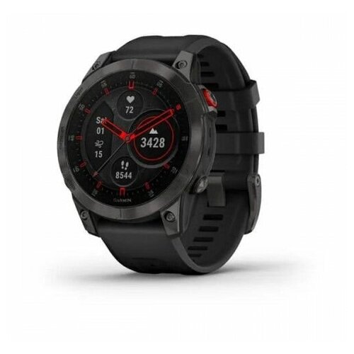 Умные часы Garmin EPIX gen 2 Sapphire, black titanium w/ black band