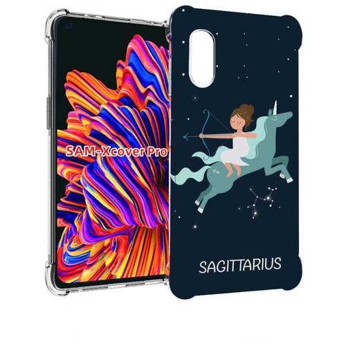 чехол mypads fortnite 1 для samsung galaxy xcover 5 задняя панель накладка бампер Чехол MyPads знак зодиака стрелец 5 для Samsung Galaxy Xcover Pro 1 задняя-панель-накладка-бампер