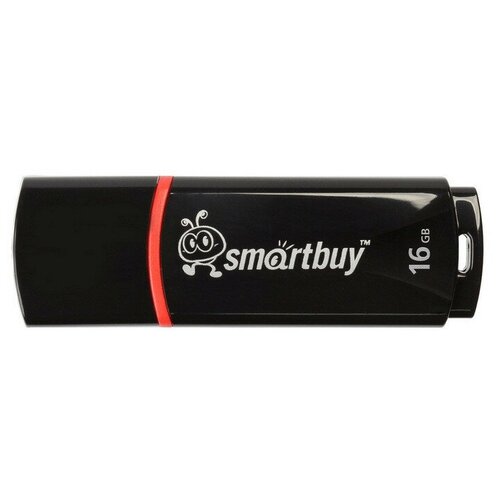 USB Flash Drive 16Gb - Smartbuy Crown Black SB16GBCRW-K usb flash drive 16gb smartbuy crown white sb16gbcrw w