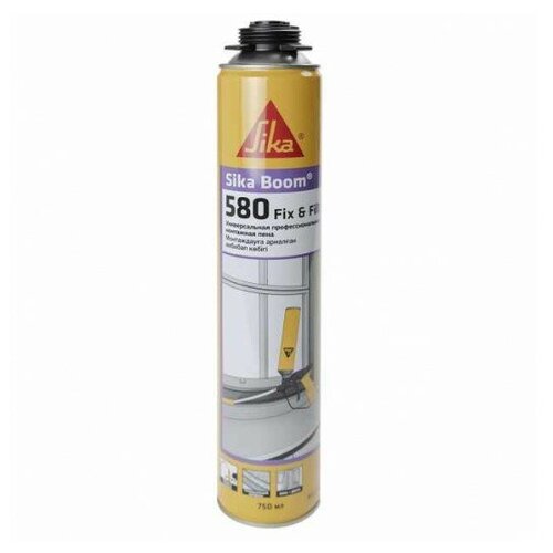 Монтажная пена профессиональная Sika Boom-580 Fix Fill 750 мл 1748₽