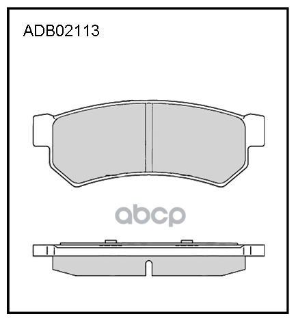Колодки задние Allied Nippon ADB02113 Chevrolet / Daewoo: 96800089 Chevrolet Aveo Наклонная Задняя Часть (T250 T255).