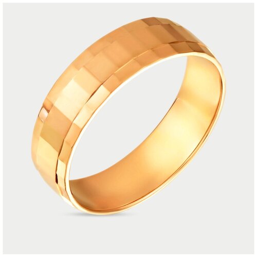 Кольцо GOLD CENTER, желтое золото, 585 проба, размер 19.5
