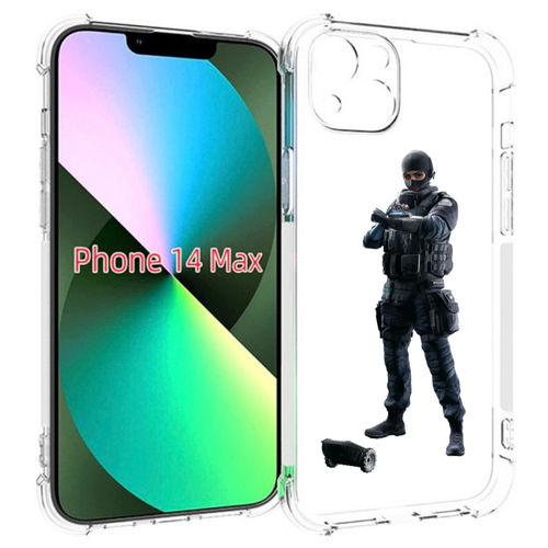 Чехол MyPads Tom-Clancy's-Rainbow-Six-1 для iPhone 14 Plus (6.7) задняя-панель-накладка-бампер чехол mypads tom clancy s rainbow six 2 для nokia g11 plus задняя панель накладка бампер