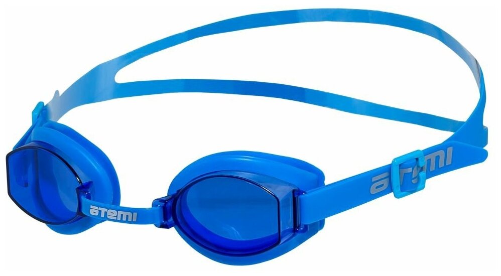 Очки Atemi для плавания детские, PVC/силикон, голубой, S203 . - фотография № 12