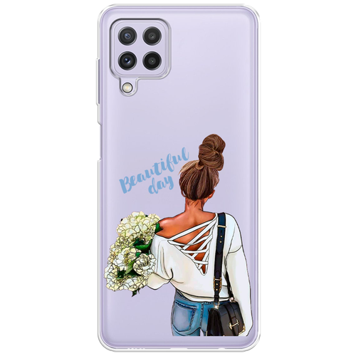 Силиконовый чехол на Samsung Galaxy M32 / Самсунг Галакси M32 Beautiful day vector, прозрачный