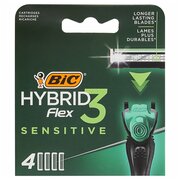 BIC Кассеты сменные Flex 3 Hybrid Sensitive, 4 шт /