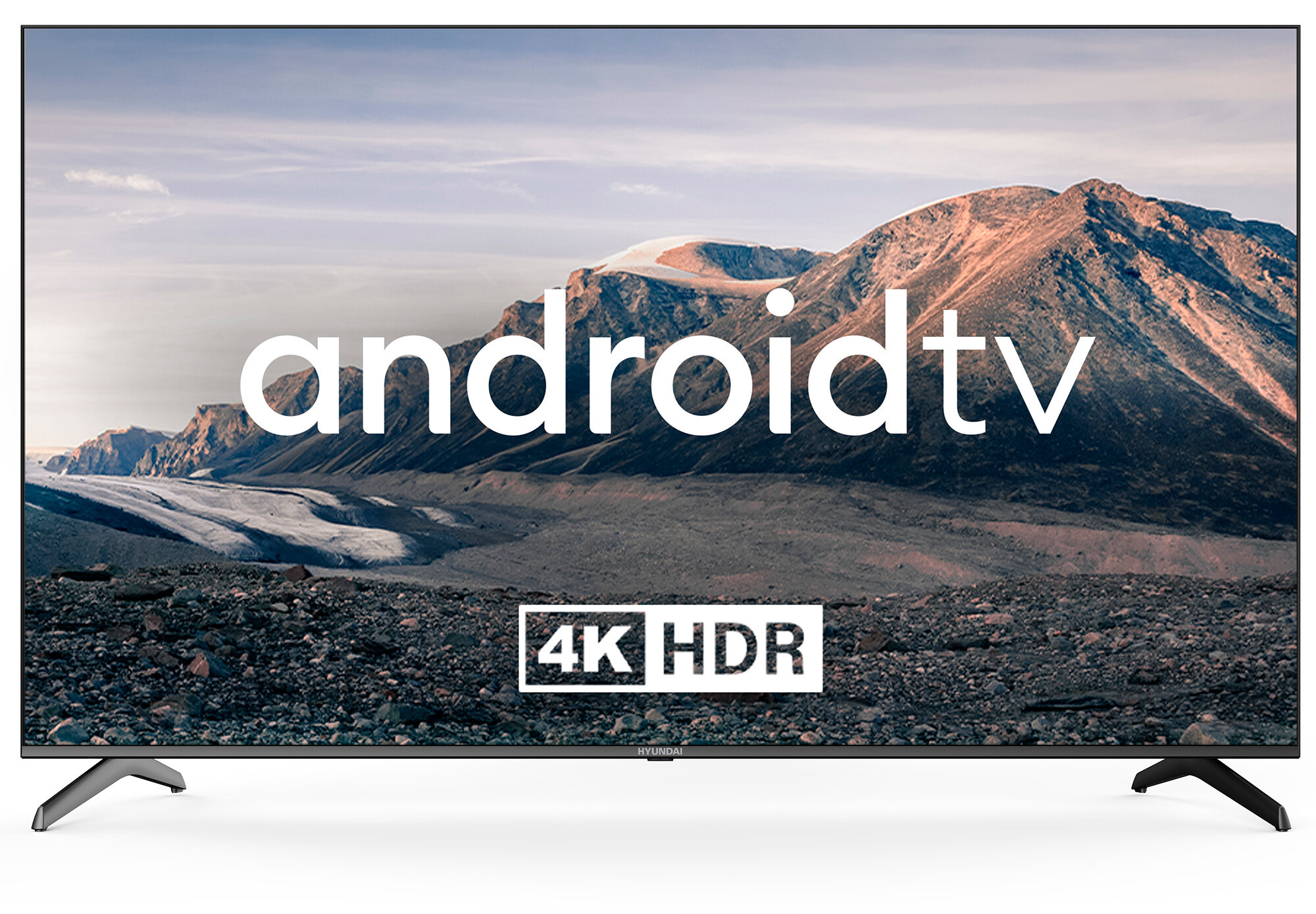 Телевизор Hyundai Android TV H-LED75BU7006, 75", LED, 4K Ultra HD, Android TV, черный - фото №1