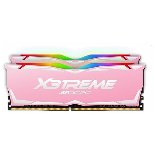 Модуль памяти DDR 4 DIMM 16Gb 8Gbx2 3600Mhz OCPC X3 RGB MMX3A2K16GD436C18PK RGB CL18 PINK 512800₽