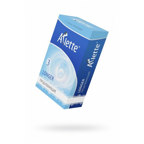 Презервативы Arlette Longer, 6 шт. презервативы arlette longer 12 уп по 12 шт