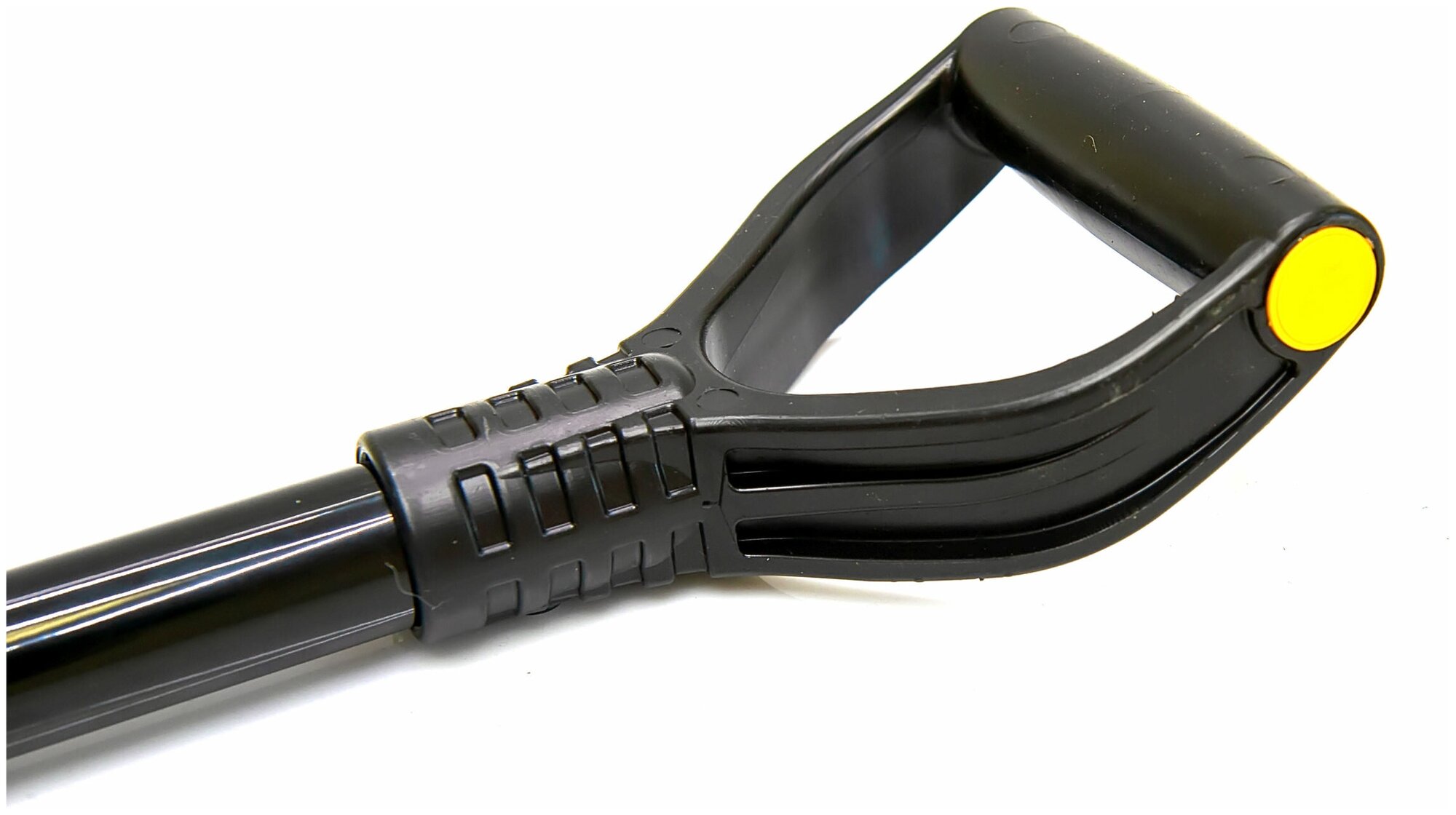 Лопата PROTEX профи 555*410 алюминиевый черенок, черный ковш, V-образная ручка - фотография № 4