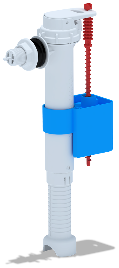 Заливная арматура клапан для бачка унитаза АНИ пласт WC5010 G 1/2" боковая с пластиковым штуцером