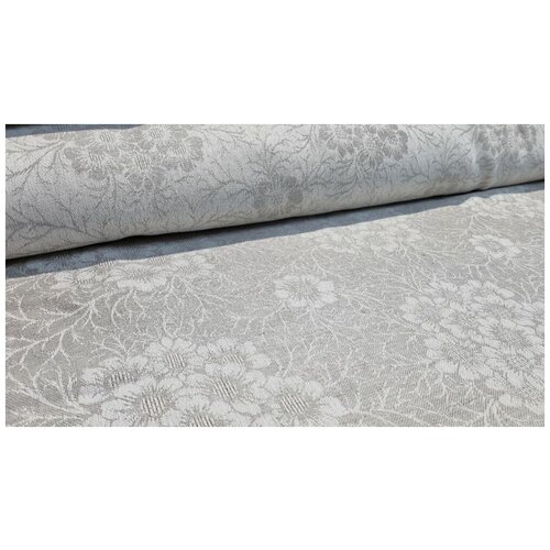 160 см. Жаккардовая льняная ткань для скатерти Rustic tablecloth от 1 метра