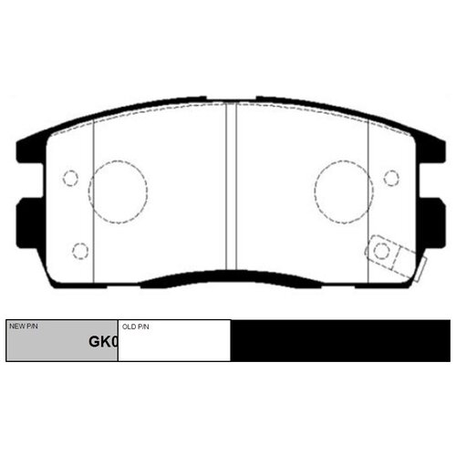 Колодки тормозные дисковые задние CHEVROLET CAPTIVA/OPEL ANTARA 2.4/3.2 06-