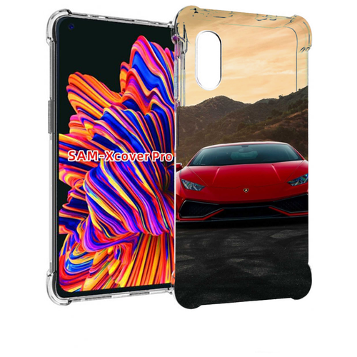 чехол mypads lamborghini ламба 3 для samsung galaxy xcover pro 1 задняя панель накладка бампер Чехол MyPads lamborghini ламборгини 1 мужской для Samsung Galaxy Xcover Pro 1 задняя-панель-накладка-бампер