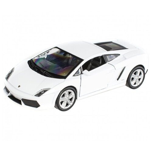 Легковой автомобиль Welly Lamborghini Gallardo (43620), 11 см, белый 