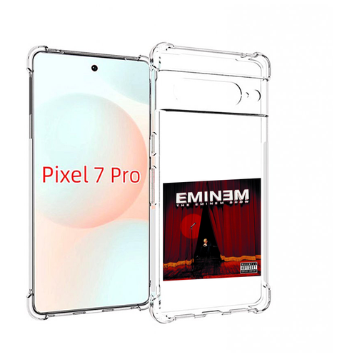 Чехол MyPads THE EMINEM SHOW для Google Pixel 7 Pro задняя-панель-накладка-бампер