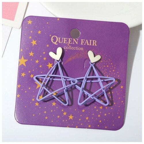 Серьги Queen Fair серьги фиолетовый