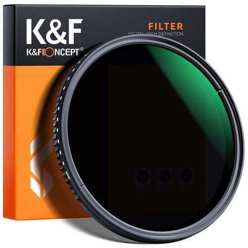 Переменный нейтральный фильтр K&F Concept Variable MC ND8-ND2000 Slim 58mm