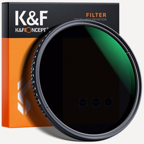 Изображение товара Переменный нейтральный фильтр K&F Concept Variable MC ND8-ND2000 Slim 55mm
