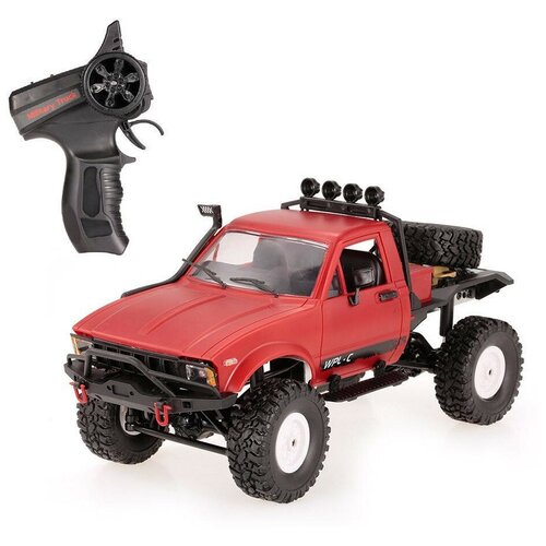 Радиоуправляемая машина WPL пикап Hilux (красный) 4WD 2.4G 1:16 RTR - WPLC-14R-RED (WPLC-14R-RED)