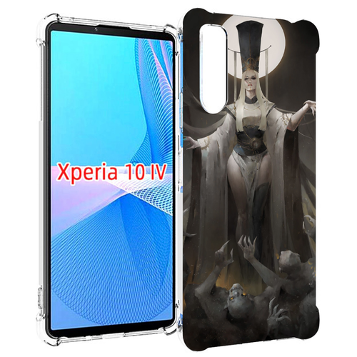 Чехол MyPads Erfiorr — Fantasy Art Dimension для Sony Xperia 10 IV (10-4) задняя-панель-накладка-бампер