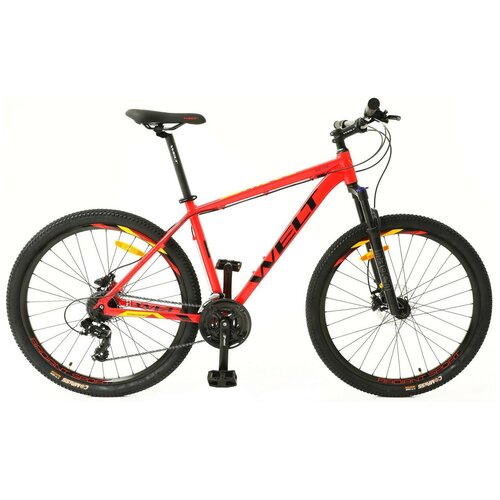 Горный велосипед Welt Ridge 1.0 HD 27.5, год 2022, цвет Красный, ростовка 18
